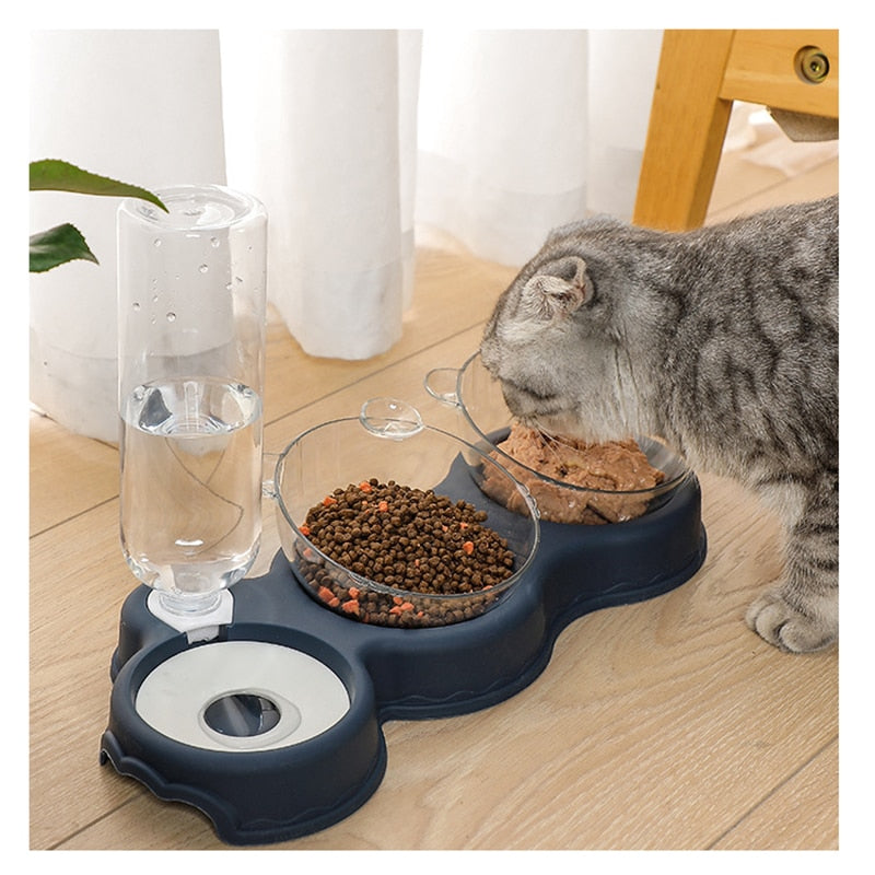 3 in 1 Cat Food Bowl